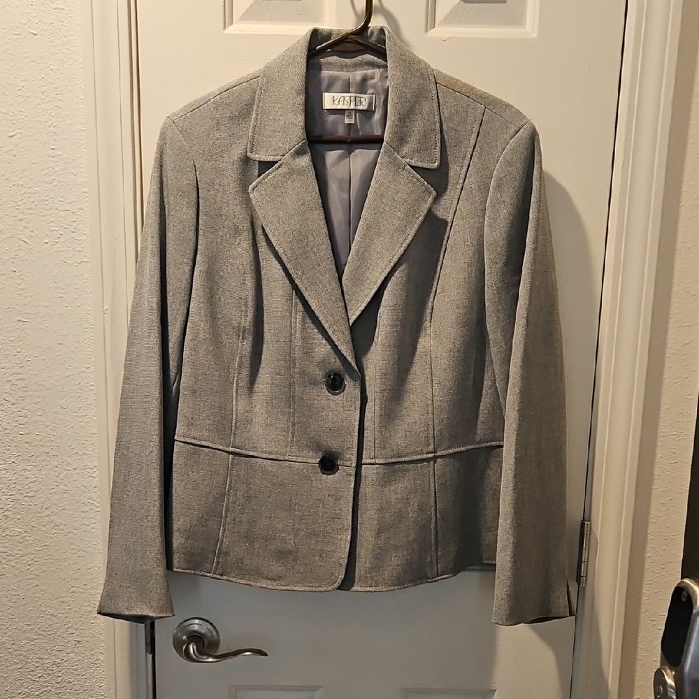 Kasper Women's Classic Gray Suit Jacket
